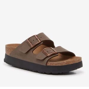 Birkenstock Taupe Double Strap Sandals